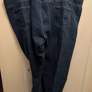 Relaxed Fit Dark Blue Jeans for Men